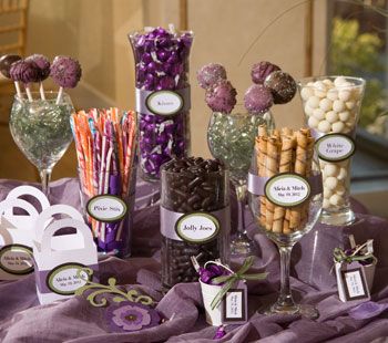 Dessert Buffet Wedding, Wedding Food Bars, Dollar Tree Wedding, Bar A Bonbon, Budget Bride, Wedding Buffet, Dessert Buffet, Candy Table, Candy Desserts