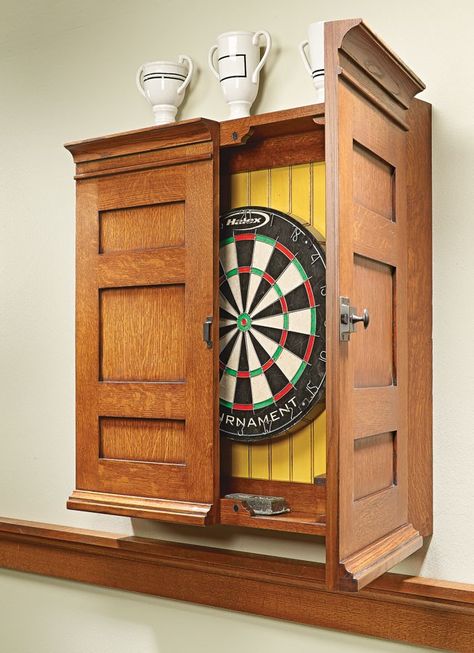 Dartboard cabinet diy