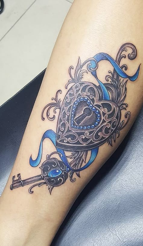 Key lock tattoos to close cycles Lock And Key Tattoos, Padlock Tattoo, Lock Key Tattoos, Key Tattoo Designs, Lock Tattoo, Locket Tattoos, Key Tattoos, Key Tattoo, Foot Tattoos For Women