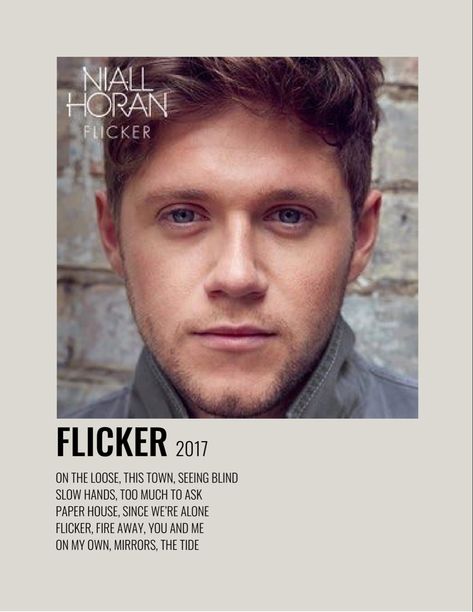 Flicker Niall Horan Album Cover, Niall Horan Music Poster, Niall Horan Album Poster, Niall Horan Minimalist Poster, Flicker Album Cover, Niall Horan Polaroid Poster, Niall Horan Album Cover, Flicker Niall Horan, Niall Horan Music