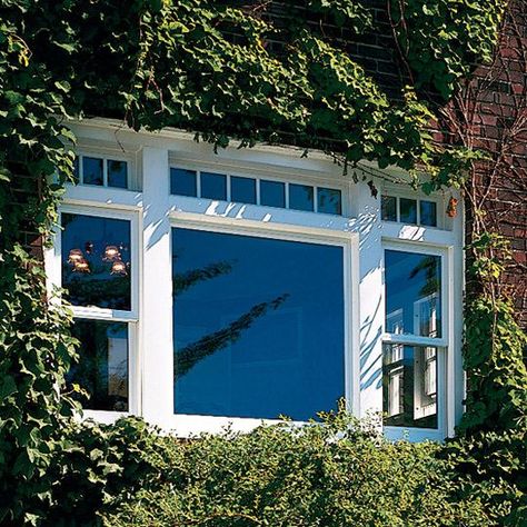 1000+ images about Windows on Pinterest Picture Window With Double Hung, Picture Window With Transom, Front Window Ideas Living Rooms, Transom Window Exterior, Living Room Picture Window, Picture Window Ideas, Picture Windows Exterior, Picture Windows Living Room, Large Picture Window