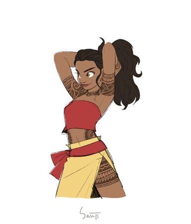 Love it....follow@Alisigwe Linda Moana Disney, Images Disney, Disney Moana, Disney Princess Art, Princess Art, Dessin Adorable, Drawing Tutorials, Disney Fan Art, Aang