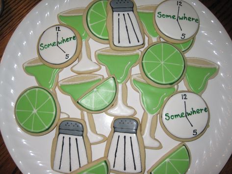 Parrothead Party, Buffet Theme, Margaritaville Decor, Jimmy Buffett Party, Margaritaville Party, Housewarming Party Decorations, Mexican Theme Party Decorations, Margarita Party, Themed Cookies