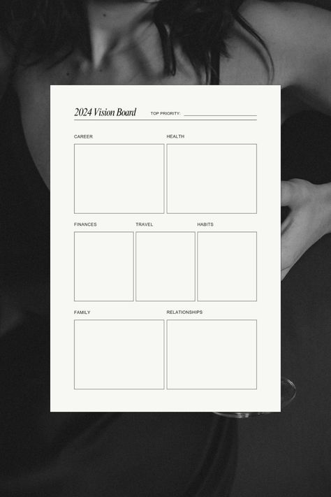 2024 Vision Board Goodnotes Template - Kinley Creative printableplannershop #plannerinspiration #tabletplanner. Free Goodnotes Planner, Personal Vision Board, Goodnotes Planner Template, Vision Board Digital, Digital Planner Aesthetic, Free Planner Templates, Vision Board Planner, Vision Board Template, Goodnotes Template