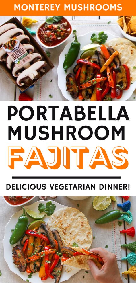 Portabella Mushroom Benefits, Portabella Mushroom Recipes Sauteed, Portabella Fajitas, Indian Mushroom, Mushroom Fajitas, Lent Meals, Portabella Mushrooms Recipes, Mexico Recipes, Pescatarian Meals