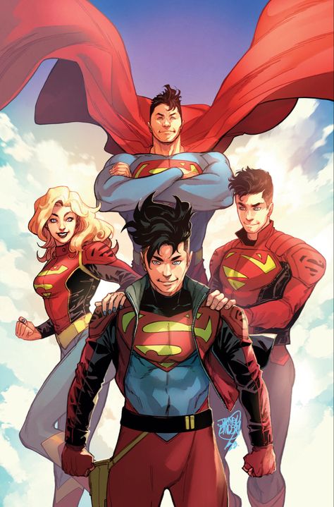 #DC #DCComics #superman #supermanfamily #superboy #connorkent #supergirl #jonkent Young Justice Superboy, Lee Weeks, Superman Boy, Superman Artwork, Superman Family, Action Comics, Superman Man Of Steel, Superman Art, Superman Comic