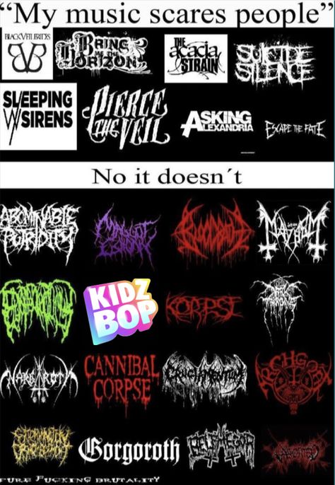 Metal Aethstetic, Metalhead Pfps, Deathcore Memes, Heavy Metal Pfp, Heavy Metal Aesthetic, Metal Meme, Music Nerd, Emo Memes, Music Collage