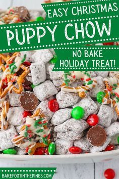 Muddie Buddies Recipe Christmas, Homemade Muddy Buddies Puppy Chow, Puppy Chow Pretzels, Muddy Mix Puppy Chow Recipes, Chex Holiday Muddy Buddy, Holiday Chex Muddy Buddies, Homemade Christmas Chex Mix Recipe, Christmas Muddy Buddy Recipe, Muddy Buddy Christmas Recipe