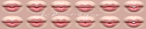 Sims 4 Afro Hair, Female Lips, Eye Glitter, Makeup Lips, Lip Shapes, Female Male, Cannoli, Cc Finds, Sims 4 Custom Content