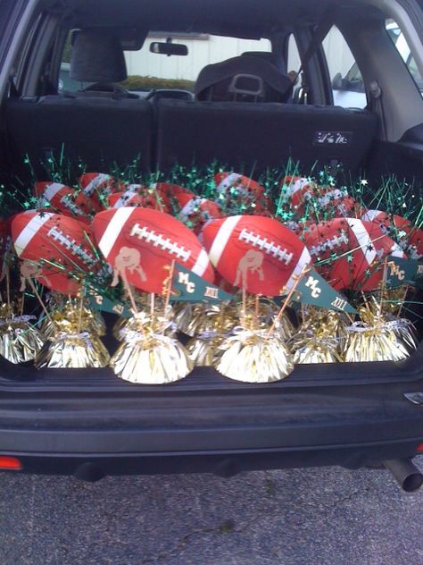 Football Banquet Decorations, Sports Banquet Decorations, Sports Banquet Centerpieces, Football Banquet Centerpieces, Football Centerpieces, Sports Centerpieces, Soccer Banquet, Banquet Centerpieces, Cheer Banquet