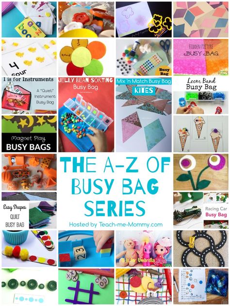 The A-Z of Busy Bags Complete 26 Busy bag ideas shared, one for each letter of the alphabet! Get your busy bag inspiration here! Busy Bags For Preschoolers, Busy Bag Ideas, Quiet Time Boxes, Toddler Busy Bags, Busy Activities, Activity Bags, Morning Activities, Quiet Time Activities, Independent Activities