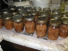 Red Beans And Sausage Recipe, Canning Hamburger, Canning Sausage, Pressure Canning Meat, Canning Guide, Dry Canning, Ground Sausage Recipes, Pork Sausage Recipes, Jimmy Dean Sausage