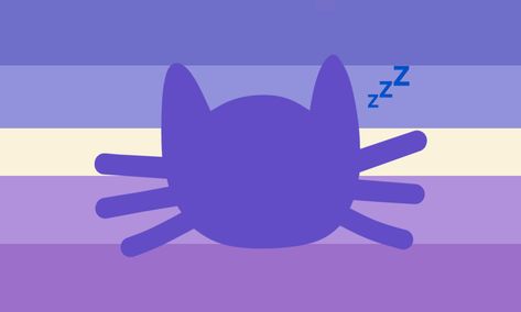 Sleep Xenogender, Cat Xenogenders, Xeno Flags, Cat Purring, Xeno Hoard, Xenogender Hoard, Gender Pronouns, Different Flags, Gender Flags