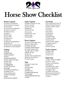 Make packing for a horse show easy with the VR checklist! Go here to print: http://www.velvetrider.com/?p=947 Horse Show Essentials, Horse Show Checklist, Horse Show Packing, Horse Show Mom, Horse Showing, Riding Tips, Horse Show Clothes, Horse Info, Horse Camp