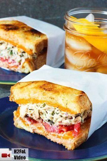 Tuna Melt Sandwich, Tuna Melt Recipe, Melt Recipe, Tuna Melt, Sandwich Bar, Tuna Melts, Brunch Buffet, Grilled Sandwich, Tuna Recipes