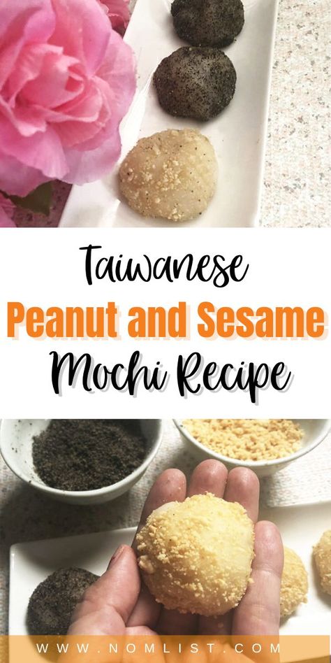 If you're ready to up your Taiwanese desert game, you need to try out this peanut and sesame mochi recipe. It's the perfect balance of sweet with authentic Asian flavors. Easy to make Asian traditional dessert this recipe will knock your socks off. Fun recipe to try this is an excellent idea if your interested in Asian cuisine or if you're a lover of Taiwanese cooking. #Taiwanese #AsianCooking #Dessert #MochiRecipe Sesame Mochi, Fijian Food, Mochi Recipe, All Pins, International Food, Asian Desserts, Asian Flavors, Best Style, Food Stuff