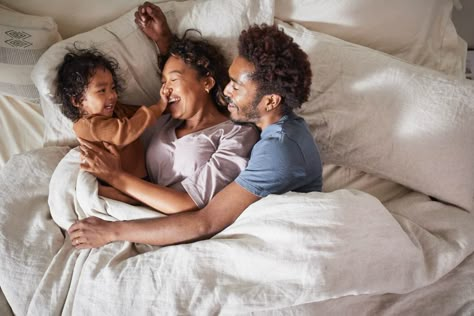 Family laughing and snuggling in bed together. Family Lifestyle photography San Francisco & Los Angeles Snuggling In Bed, Family Lifestyle Photography, Cuddles In Bed, Family Bed, Los Angeles Lifestyle, Lifestyle Photography Family, Family Reading, Family Hotel, Food And Beverage