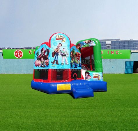 Inflatable Water Slides, Inflatable Bouncers, Water Games, Inflatable Water Slide, Bounce House, Water Slides, Water Park, Toy Story, Theme Park