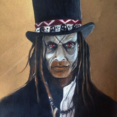 Papa Legba                                                                                                                                                                                 Plus Voodoo Halloween, Priest Costume, Voodoo Art, Voodoo Priestess, Baron Samedi, Papa Legba, Voodoo Hoodoo, Halloween Potions, Afrocentric Art