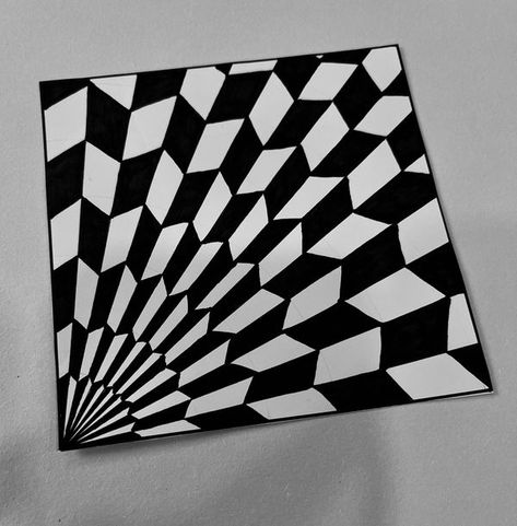 Easy Art 3d Illusion Art, Drawing Illustrator, 3d Art Drawing, Easy Art, 3d Illusion, Illusion Art, Simple Art, Doodle Art, 3d Art