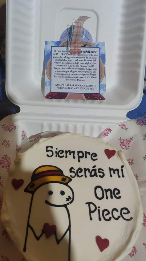 One Piece Anime Gifts For Boyfriend, Luffy Cake One Piece, One Piece Gift Ideas, One Piece Anime Cake, Luffy Cake, One Piece Food, One Piece Pastel, Cake One Piece, Bolo One Piece