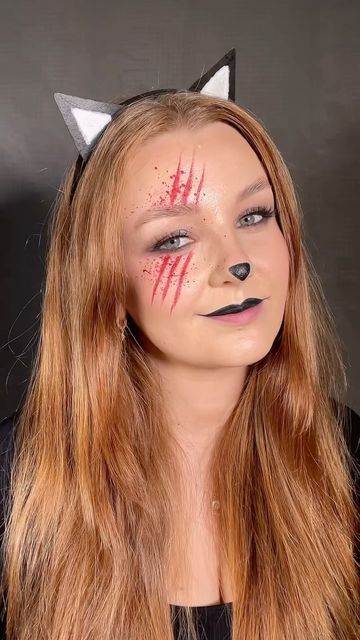 Belinda - Glow Up BBC / Netflix on Instagram: "Easy Halloween makeup tutorials are back and I couldn’t be more excited! Let me know in the comments what you want me to make super easy next 👻🎃�💀 & Happy Halloween month everyone! 🧡🖤 #halloweenmakeup #halloween2024 #catmakeup #easyhalloweenmakeup #makeuptutorial" Easy Face Paint Ideas For Halloween, Last Minute Face Paint Halloween, Super Easy Halloween Makeup, Quick And Easy Halloween Face Paint, Makeup For Halloween Easy, Halloween Pumpkin Makeup Easy Diy, Cheetah Halloween Makeup Easy, Leapord Halloween Makeup Easy, Halloween Makeup Tutorials