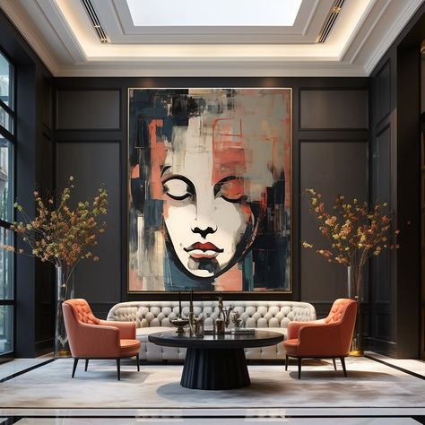 Africa Art Design, Abstract Wall Art Painting, Framing Ideas, Afrique Art, Modern Abstract Wall Art, Africa Art, Contemporary Modern Art, Modern Painting, Abstract Wall