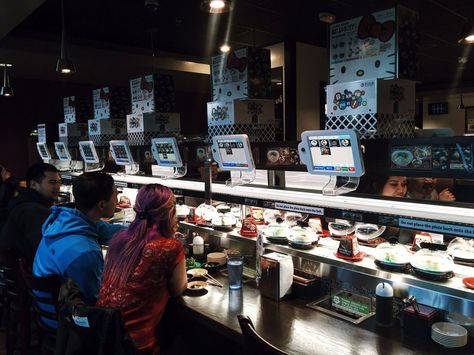 Kula Sushi Austin Revolving Sushi Bar, Revolving Sushi, Conveyer Belt, Austin Restaurants, Sushi Restaurant, Sushi Restaurants, Sushi Bar, Asian American, Dim Sum