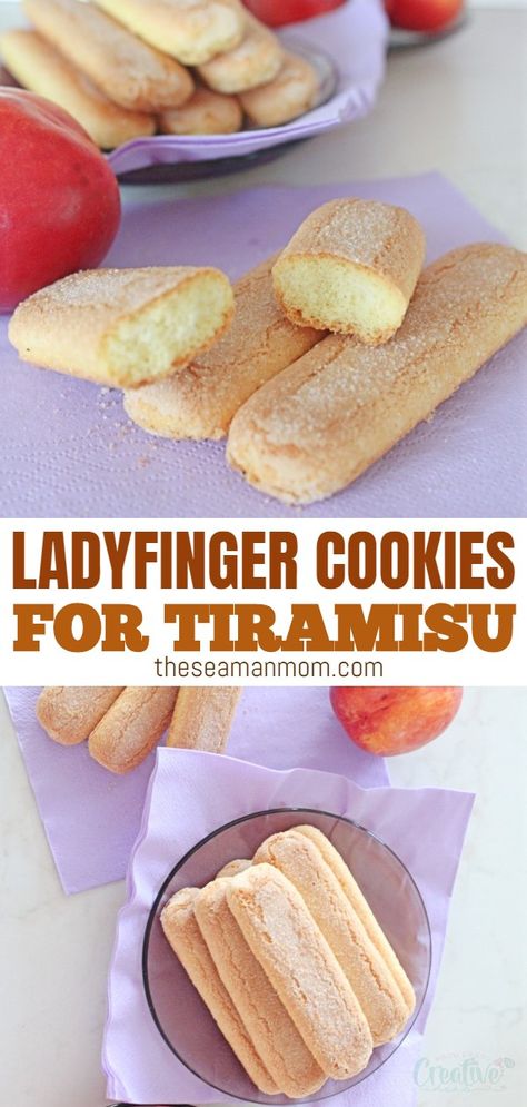 Finger Biscuits, Lady Finger Cookies, Easy Tiramisu Recipe, Finger Cookies, Dessert Cookies, Crispy Cookies, Cookies Easy, Tiramisu Cake, Recipe Dessert