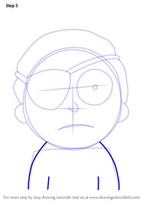 Learn How to Draw Evil Morty from Rick and Morty (Rick and Morty) Step by Step : Drawing Tutorials How To Draw Rick And Morty Step By Step, Rick And Morty Drawing Sketch, Morty From Rick And Morty, Morty Drawing, Evil Morty, Step By Step Sketches, Rick And Morty Image, Rick And Morty Drawing, Zen Tangles