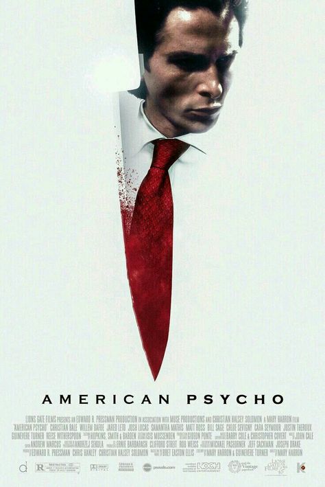 American Psycho Matt Ross, Samantha Mathis, Photographie New York, Horror Vintage, Justin Theroux, Keys Art, Movie Poster Art, Christian Bale, Film Posters