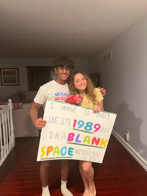 Dance Proposal Ideas Taylor Swift, Homecoming Sign Taylor Swift, Taylor Swift Asking Out Ideas, Prom Posters Proposal Taylor Swift, Hoco Date Poster Ideas, Taylor Swift Formal Proposal, Cute Hoco Proposals Taylor Swift, 1989 Hoco Proposal, Hoco Poster Ideas Taylor Swift