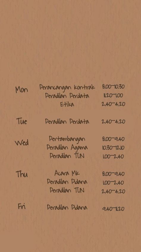 Lockscreen Jadwal Mata Kuliah Semester Ganjil Template Jadwal Pelajaran Aesthetic, Wallpaper Jadwal, Law Wallpaper, Portfolio Design Layout, Study Schedule, School Schedule, Photo Collage Template, Portfolio Layout, Aesthetic Template