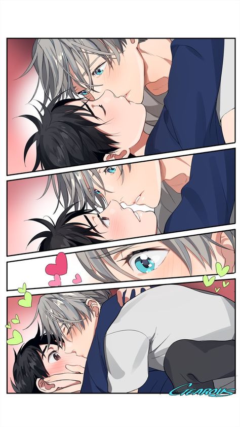 Ice Video, Yuri On Ice Comic, Magic Anime, Katsuki Yuri, Yuri Katsuki, Yuri Manga, Ship Drawing, Mini Comic, Haikyuu Fanart