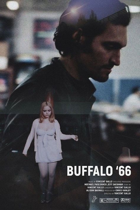 Buffalo 66, Vincent Gallo, Anjelica Huston, Septième Art, Film Poster Design, Movie Covers, Indie Movies, Cinema Posters, Film Inspiration