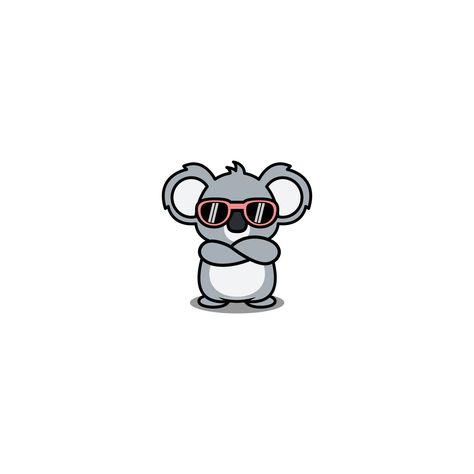 Download the Cute koala with sunglasses crossing arms cartoon, vector illustration 2082536 royalty-free Vector from Vecteezy for your project and explore over a million other vectors, icons and clipart graphics! Crossing Arms, Koala Tattoo, Koala Illustration, Koala Drawing, Doodles Bonitos, Canvas Bag Design, Cute Koala, Cute Animal Drawings Kawaii, Funny Drawings