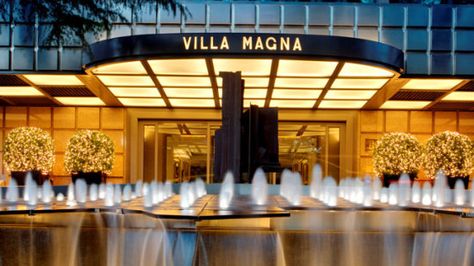 The Villa Magna in Madrid, Spain (My hOtel: Hotel Villamagna, Madrid, Spain) Hotel Landscape, Hotel Facade, Madrid Hotels, Classic Hotel, Madrid Travel, Hotel Exterior, Building Entrance, Hotel Entrance, Hotel Villa