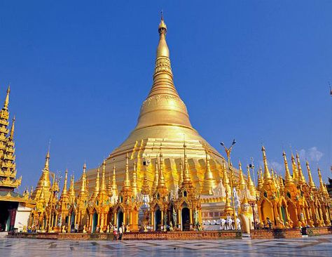 Shwedagon Stupa in Myanmar is the most famous sacred Buddhist stupa for the Burmese and it is well known as Golden Pagoda. Myanmar Pagoda, Man Suit Photo, Buddhist Stupa, Shwedagon Pagoda, Pageant Costumes, Fb Profile Photo, Yangon Myanmar, Myanmar Art, Myanmar Travel