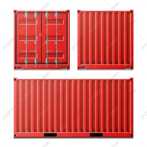 Container Illustration, Container Texture, Ship Yard, Yard Storage, Watercolor Flower Illustration, Cargo Container, Technical Illustration, Container Architecture, Logistics Transportation