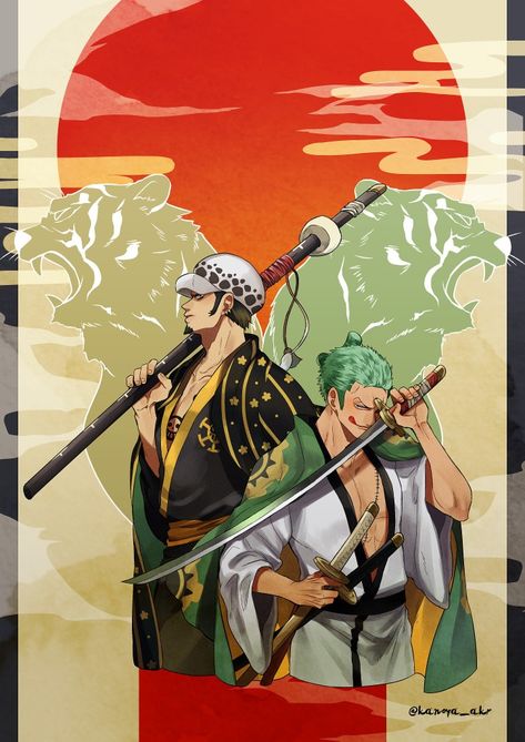 Zoro X Law, Law X Reader, Wano Arc, One Piece New World, Trafalgar Law Wallpapers, Law One Piece, Anime News, Zoro One Piece, E Mc2