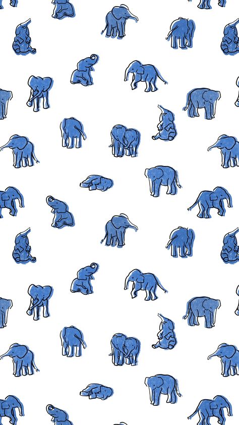 Biology Wallpaper, Iphone Wallpaper Preppy, Elephant Wallpaper, Cute Images For Wallpaper, Baby Blue Wallpaper, Desain Quilling, Cute Summer Wallpapers, Wallpaper Iphone Summer, Arte Van Gogh