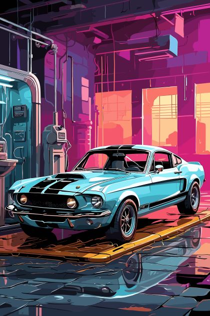 Classic American Shelby Blue Muscle Car -- Choose from our vast selection of Crewneck and V-Neck T-Shirts to match with your favorite design to make the perfect graphic T-Shirt. Pick your favorite: Classic, Boxy, Tri-Blend, V-Neck, or Premium. Customize your color! For men and women. Mustang Art, Cartoon Cars, Vintage Sports Cars, Car T Shirt, Car Artwork, Automotive Decor, Auto Art, Forest Spirit, Cool Sports Cars