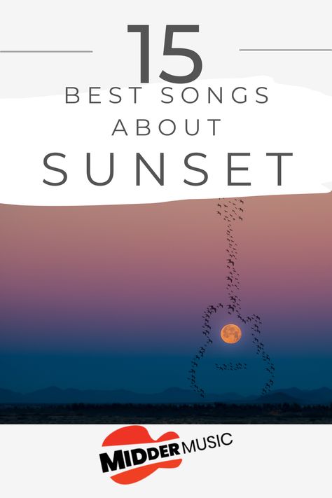 There is something very mysterious about sunsets, but they are also very calming. In fact, research shows that watching sunsets relieves stress.Besides being beneficial, watching the warm colors of the sun slowly going down is also very romantic.And is there a better way to complete the moment than listening to suitable music?To inspire you to go out and enjoy the next sunset, we’ve picked the 15 best songs about sunsets. Songs About Sunsets, Sunset Song, Beach Songs, Waterloo Sunset, Sunset Music, When I Miss You, Julia Stone, Music Making, Kings Of Leon