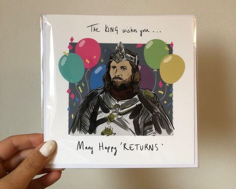 Lord Of The Rings Birthday, Dog Birthday Card, Cellophane Wrap, Dog Cards, Birthday Ring, Dog Birthday, Funny Birthday Cards, Birthday Humor, The Rings