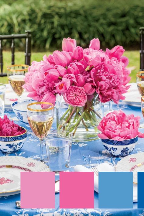 Preppy Wedding, Summer Bride, Boda Mexicana, Summer Wedding Colors, Wedding Theme Colors, Mama Mia, Blue Wedding, Wedding Trends, The Table