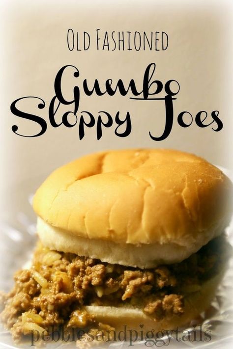 The recipe uses Campbell’s Chicken Gumbo Soup, so I call them Gumbo Sloppy Joes. Gumbo Sloppy Joes, Old Fashioned Sloppy Joes, Cambells Recipes, Chicken Gumbo Soup, Haitian Recipes, Homemade Sloppy Joe Recipe, Loose Meat Sandwiches, Gumbo Soup, King Cakes