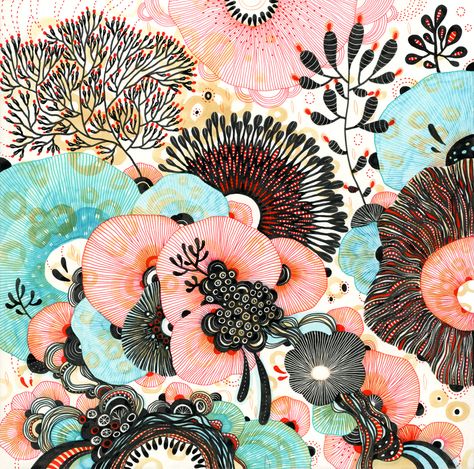 Gallery – Yellena James Yellena James, Life Friends, 수채화 그림, Art Et Illustration, Contemporary Abstract Art, Art And Illustration, Zentangle Art, Art Abstrait, Giclee Art Print