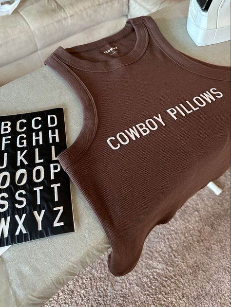 Cowboy Pillow, Cowboy, Tank Top, Tank Tops, Pillows