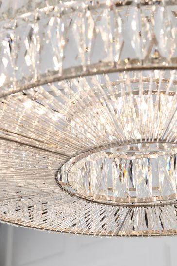 Chrome Aria Chandelier Ceiling Light Chandelier Large, Modern Lighting Chandeliers, Chandelier Lights, Chandelier Decor, Modern Lighting Design, Bugle Beads, Elegant Lighting, Chandelier Ceiling Lights, Modern Chandelier