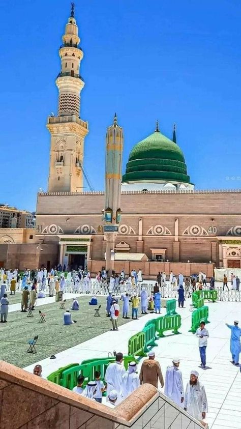 Madina Picture, Madina Sharif Beautiful Pic, Medina Wallpaper, Khwaja Ji, Mecca Madinah, Mecca Images, Khwaja Ji Pic, Madina Sharif, History Of Islam